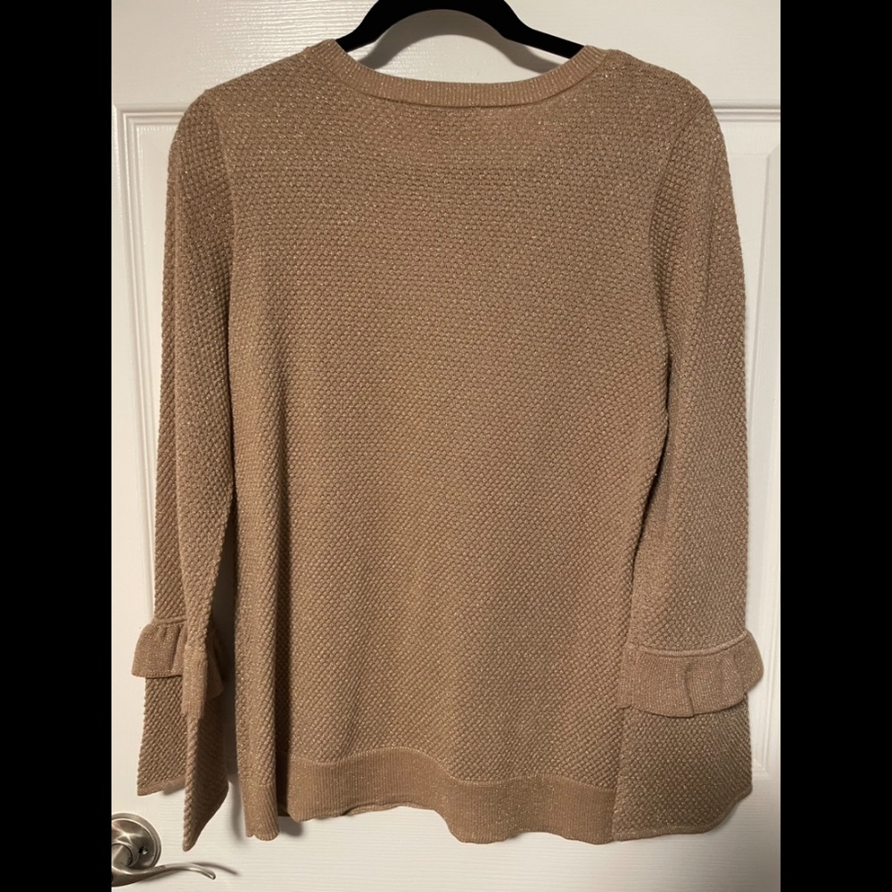 Michael Kors Gold Sparkly Sweater - Picture 3 of 3